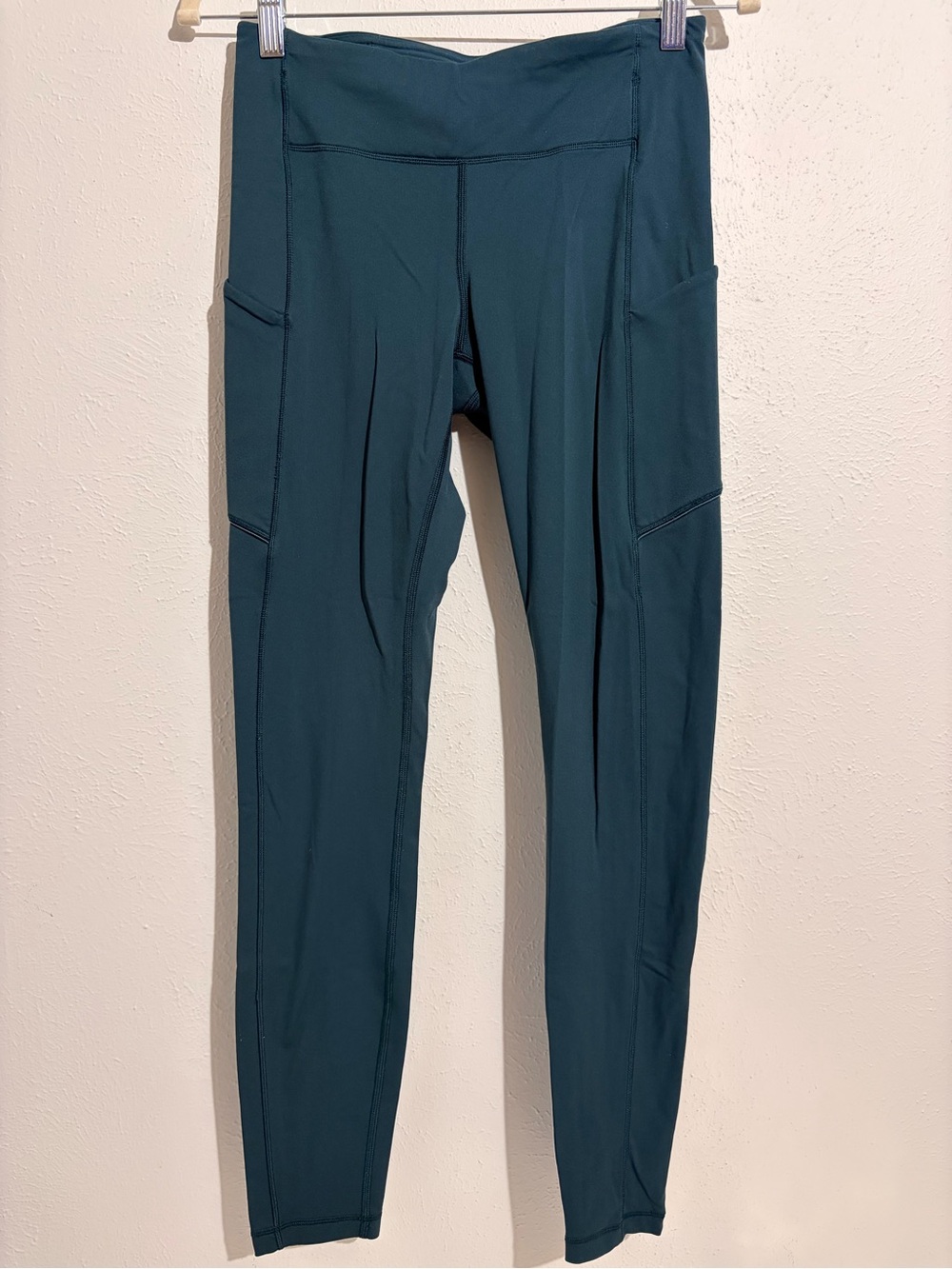 lululemon athletica Deep Teal High-Rise Leggings with Side Pockets